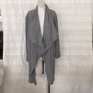 Women’s cardigan waffle sweater